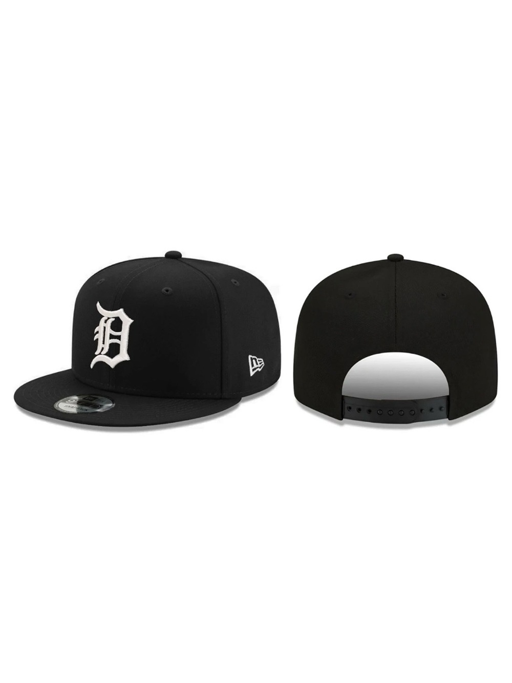 New Era - MLB - Baseball Hat - Detroit Tigers 9FIFTY Snapback Cap - Black